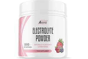 FREAK ATHLETICS Electrolytes Powder - 300g of Flavoured Electrolytes - Naturally Flavoured & Sweetened - Keto & Fasting Electrolytes Drink- Suitable for Both Men & Women - Made in The UK (Berry)