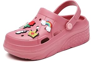 ELIOGN Sabots à Plateforme Sabots Mules Chaussures Sabots Mules Chaussures Chaussures de Jardin Pantoufles Plage Sandales Femmes Piscine Sandales Chaussons