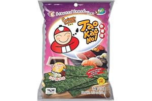 Tao Kae Noi Crispy Seaweed Snack Japanese Sauce, knuspriger Algensnack japanischer Art, 32 g