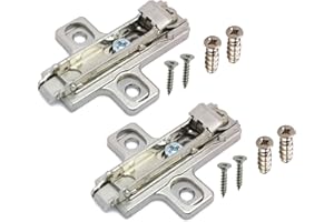 GAMOBIFER Base per Cerniere SALICE con Innesto e Sgancio Rapido. (Croce, H02)