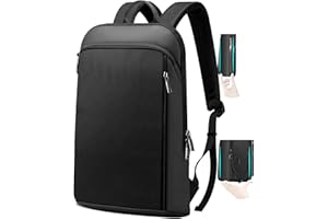 ZINZ Smukły i rozszerzalny plecak na laptopa 15 15,6 16 cali, antykradzieżowa torba podróżna na notebooka, wielofunkcyjny plecak o dużej pojemności dla mężczyzn i kobiet