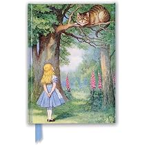 John Tenniel - Alice and the Cheshire Cat Foiled Journal : Flame ...
