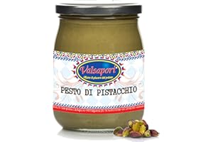 HOME LINE Valsapori - PESTO DI PISTACCHIO (200 gr) - PISTACCHI 75% | Pistacchio Americano in Barattolo Salva Freschezza - Pistacchio Selezionato, Ricco di Magnesio Potassio e Sali Minerali