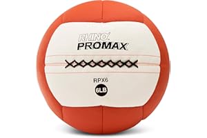 Champion Sports Rhino Promax Slam Bälle, 10 Größen, Softshell mit rutschfestem Griff – Medizinwandball zum Slammen, Hüpfen, Werfen – Gymnastikball Set für Crossfit, TRX, Plyometrie, Crosstraining