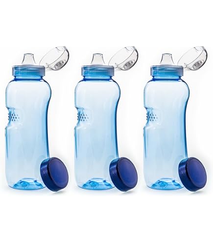 Lot De 5 Gourdes De Sport Tritan 0,75 L – Sans BPA, Noires, Bouchon Sport, Lavables Lave-vaisselle