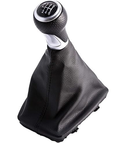 Audi A4 B8 DoLED, Pomello Del Cambio, Telaio Cromato, Cucitura Rossa, 5 Marce, Per Aste Del Cambio Da 23 Mm, Compatibile Con Golf 4 Bora Pomello Cambio Led Rosso - Foto 2