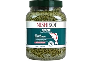 Nishikoi Staple Complete Food for Koi and Pond Fish - Small Pellets - 750g