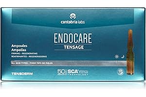 Cantabria Labs Endocare Tensage Ampułki przeciwzmarszczkowe, przeciw zwiotczeniu, regenerujące, natychmiastowe napinanie, z kwasem hialuronowym, do wszystkich rodzajów skóry, 20 szt. 40 ml