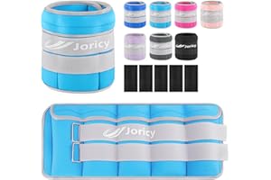 JORICY Peso Caviglia, Pesi per Caviglie, Pesi Regolabili da 2 3 4 5 6 7 8 10 kg 1 Paio Cavigliere Pesi per Fitness, Jogging, Esercizio Fisico, Passeggiate, Ginnastica, Aerobica, Palestra
