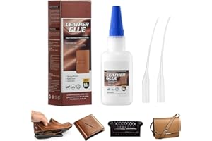 BAOSROY Colla in Pelle Extra Forte,Colla per Pelle,Impermeabile per Pelles,Adesivo in Pelles per Divano,Giacca,Portafoglio,Cintura e Scarpe