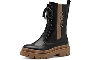 MARCO TOZZI by Guido Maria Kretschmer Women's Lace-Up Ankle Boots with Platform with Zip