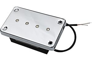 Guyker Bass Mudbucker Pickups - Artec Neck or Bridge Pickup Replacement Parts for 4 String Sidewinder Bass Guitar (EBC4, 1 Piece)