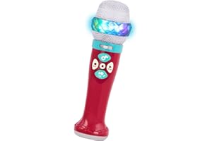 Battat – Toy Karaoke Mic – Light – Up & Voicechanging Microphone – Record & Playback – Sing – Along With Bluetooth – 3+ Years– Musical Light Show Microphone