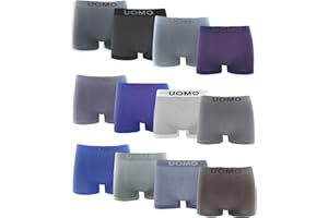 Channo Calzoncillos Boxers de Licra para Hombre, Sin Costuras, Suaves y Cómodos. Diseños Originales