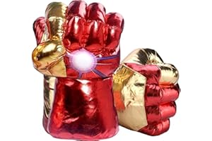 AOFENTOP Kids Hero Toys Gloves Gift - Steel Man Hands Gloves Costumes Fists Boys Girls Kid Fancy Dress Costume Cosplay Games Toy for Children Teenagers Christmas Halloween Birthday Present (1 Pair)