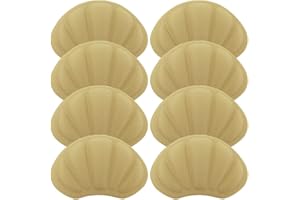 DOULEIN Coussinets de Coussin de Talon，4 Pairs Coussinets Inserts de Talons Antidérapants Auto-Adhésif Semelles de Chaussure Protecteur de Soins des Pieds pour Empêche Frottements et Ampoules