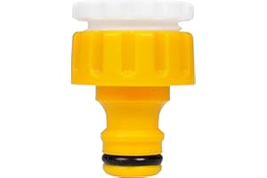 HOZELOCK - Outdoor Tap Connector ø 21mm - 26,5mm (1/2"- 3/4") : For Threaded Outdoor Taps, Watertight Connector, Adaptor to Connect a Garden Hose to the Tap, Easy and Robust [‎2175P9000]