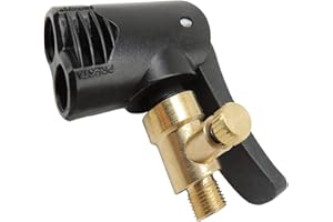 ACONDE Adapter do zaworu pompki do opon, adapter do wentyla samochodowego, nadaje się do samochodów, motocykli, rowerów (dostępna funkcja spuszczania powietrza)