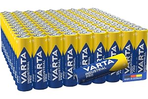 VARTA Batterier AA, storpack, 100 stycken, Industrial Pro, alkaliska, 1,5 V