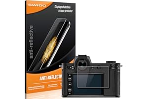 SWIDO Schutzfolie für Leica SL2 [2 Stück] Anti-Reflex MATT Entspiegelnd, Hoher Härtegrad, Schutz vor Kratzer/Folie, Displayschutz, Displayschutzfolie, Panzerglas-Folie