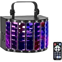 LED Partylicht, Eyourlife Discolicht 9 Farben Discokugel Licht DMX512 Lichteffekte mit Fernbedienung für Hochzeit Disco…