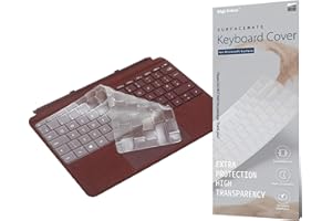 Digi-Tatoo Tastaturabdeckung für Microsoft Surface Go/Go2/Go3 (Europa-Layout); Premium TPU, hohe Transparenz, Klare Tastatur Hautschutzr,(Europe/Germany Layout)