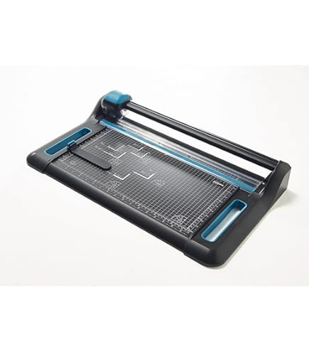 Taglierina Per Carta Da Regalo Scorrevole - Con Manico - Per Rotoli Di Carta Da Imballo - Sicura E Facile Da Usare - Foto 2