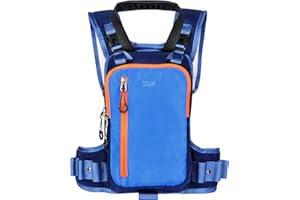 LUCKY CLOVER Ski Harness for Kids: Learn to Ski Safely and Teach Your Child The Fundamentals of Skiing and Snowboarding, Skiing Training Equipment with Backpack and Shock Absorbing Leashes