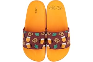 soxo Klapki Meskie Basenowe Prezent Dla Mężczyzny w Piwo Kąpielowe 3 Rozmiary