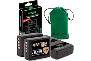 PATONA V1 Protect 2X akumulator NP-W126s (1140 mAh) w zestawie czujnik NTC i obudowa V1 - z ładowarką USB PD Performance 161957 (maks. 1000 mA) - X-M5 X-S10 X-T50 itd.