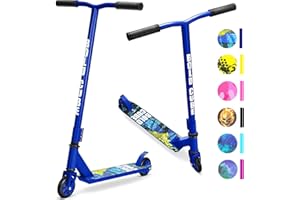 BOLDCUBE Stunt Scooter | Trottinette Freestyle 6-12 8-12 Ans | Freestyle Pro 360° | Aluminium | ABEC 7 | Enfants Ados et Adultes