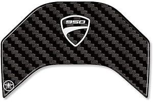 labelbike - 3D Resin Sticker Decoration and Protection of Motorcycle Ignition Key Area compatible with DUCATI HYPERMOTARD 950 2019-2024 Motorcycle - Carbon Color