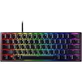 Razer Huntsman Mini (Purple Key) - Compact 60% gaming keyboard with opto-mechanical key (PBT keypads, removable USB-C