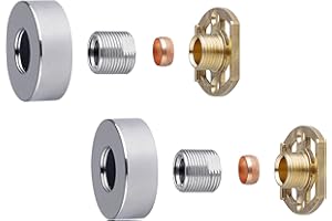 Keenware KSA-001 Bar Valve Fixing Kit, Chrome