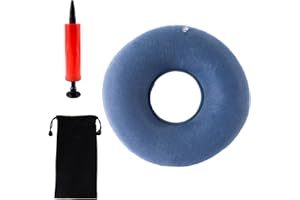 PAYFULLY HäMorrhoiden Sitzkissen, Aufblasbares Sitzkissen mit Pumpe, Sitzkissen Orthopädische für Hämorrhoiden Behandlung Bettwunden Schwangerschaft Steißbein Schmerzen