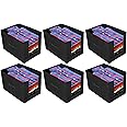 Fun Homes 6 Pieces Non Woven Shirt Stacker/Shirt Organizer Wardrobe Organizer (Black)