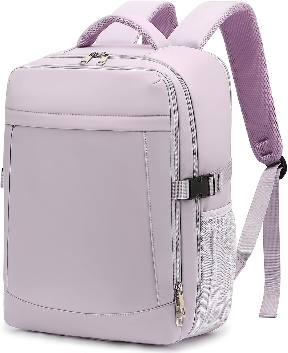 Yankony Mochila 40x30x20 para Ryanair 24L Mochila Viaje Cabina Avion 40x20x30 para Vueling con Bolsillo Antirrobo Travel Backpack Hombre Mujer, Morado