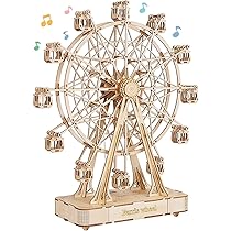 Robot ime Rolife 3D Holz puzzles DG169 Welpen Gemütliche Villa Modell Kit DIY Mi