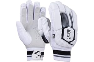 Kookaburra Stealth 5.1 Batting Gloves - Youths right Hand, Black/White