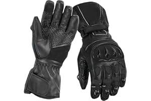 RXL Waterproof Motorcycle Motorbike Gloves Leather Thermal Carbon Fiber Hard Protection Riders Protective Gloves
