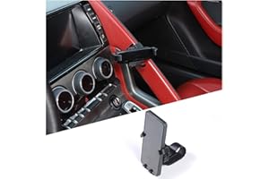 DIYUCAR For Jaguar F-TYPE 2013-2023 Car Central Control Handle Mobile Phone Holder GPS Navigation Bracket Wireless Charging Accessories (Style A)