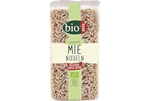 BIOASIA Bio Fideos Mie, integrales, rápida y fácilmente preparados, 1 x 250 g