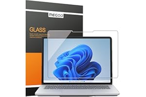 MEGOO Surface Laptop Studio 2/1 14.4 Zoll gehärtetes Glas Displayschutz, Hohe Transparenz/Hoch Ultraklar/Stärke 9H schutzfolie (Modell 2029/1964)