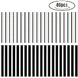 40 Piece 2.54mm Pin Headers 40 Pin Breakaway PCB Board Single Row Male and Female Pin Header Connector Kit for Arduino Protot