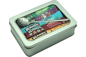 TINTASTIC Beanies Flavoured Instant Coffee Sachets x 20 Mixed Flavours Tin and Spoon