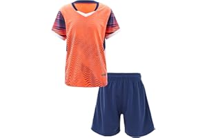 JanJean Jungen Sommer Sportanzug Set Kurzarm T-Shirt mit Sportshorts Jogginganzug Trainingsanzug Basketball Fußball Trikot