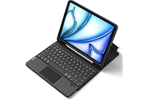 Inateck iPad 10th Generation Case with Keyboard, Detachable Keyboard with Trackpad for iPad A16 11th Gen 2025 11 inch, Air 11 inch M3 2025/M2 2024, Air 5/4, Pro 11 4/3/2/1, with Pencil Holder, Classic