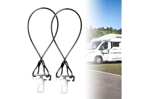 SUNOYA 2 Stuck Diebstahlschutz Wohnmobil Zubehör, Wohnmobil Türsicherung, 60cm Einbruchschutz, Camping Schiebetürschloss, Transporter