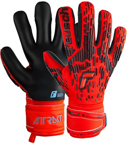 Reusch Gants de Gardien Attrakt Gold X Airvent - Noir/Orange Reusch Gants de Gardien Attrakt Gold X Airvent - Noir/Orange