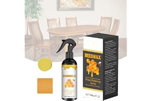 Naturlig bivax-sprayrengöring, naturligt bivaxspray för trä och läder, bivax, möbelpolish och rengöring, läder och möbelpolering för trä, läder och möbelpolering